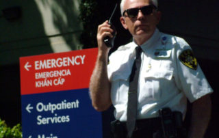 TLG Private Security Guard Protecting Hospital in Bay Area